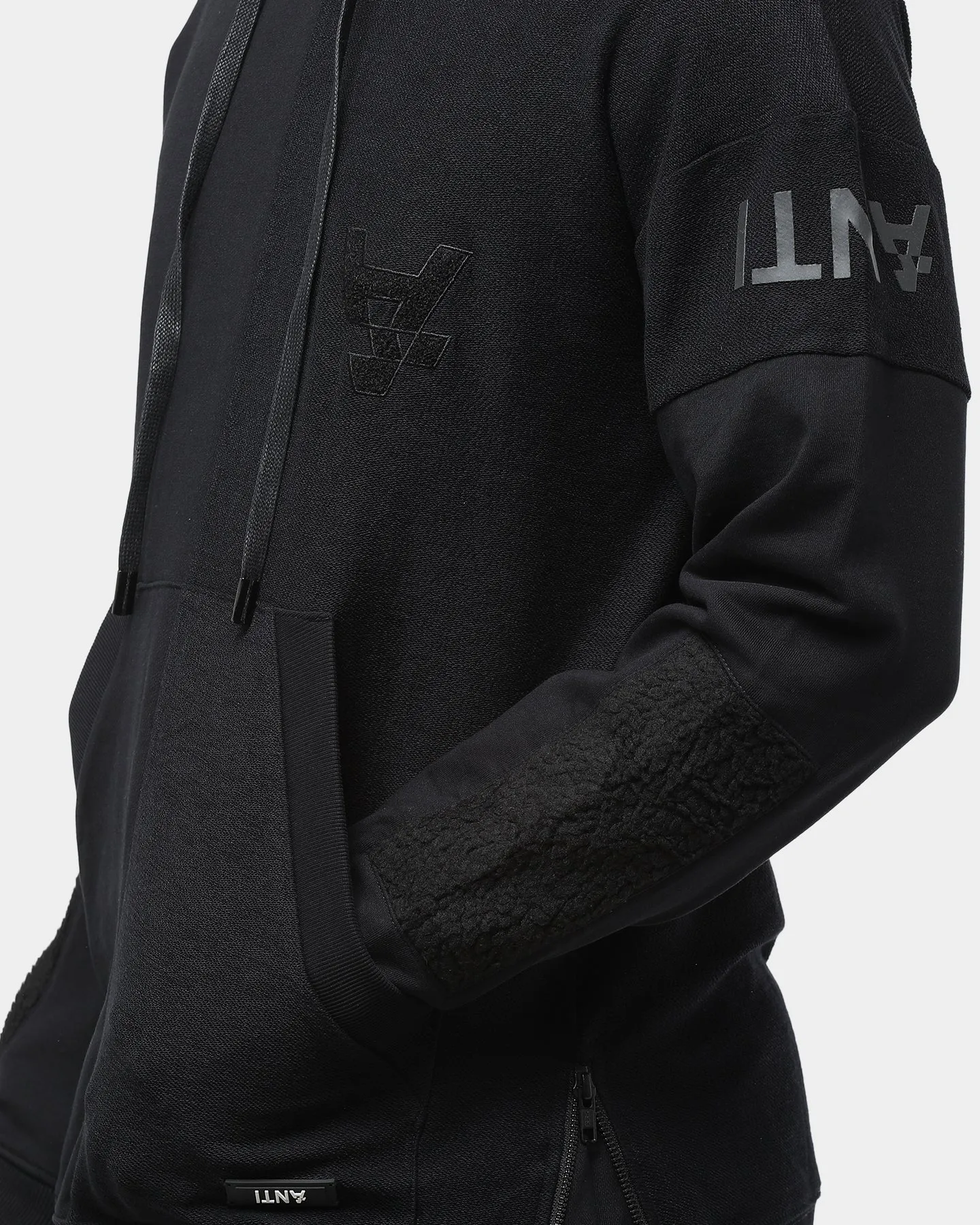 The Anti-Order Non Vertical Hoodie Black