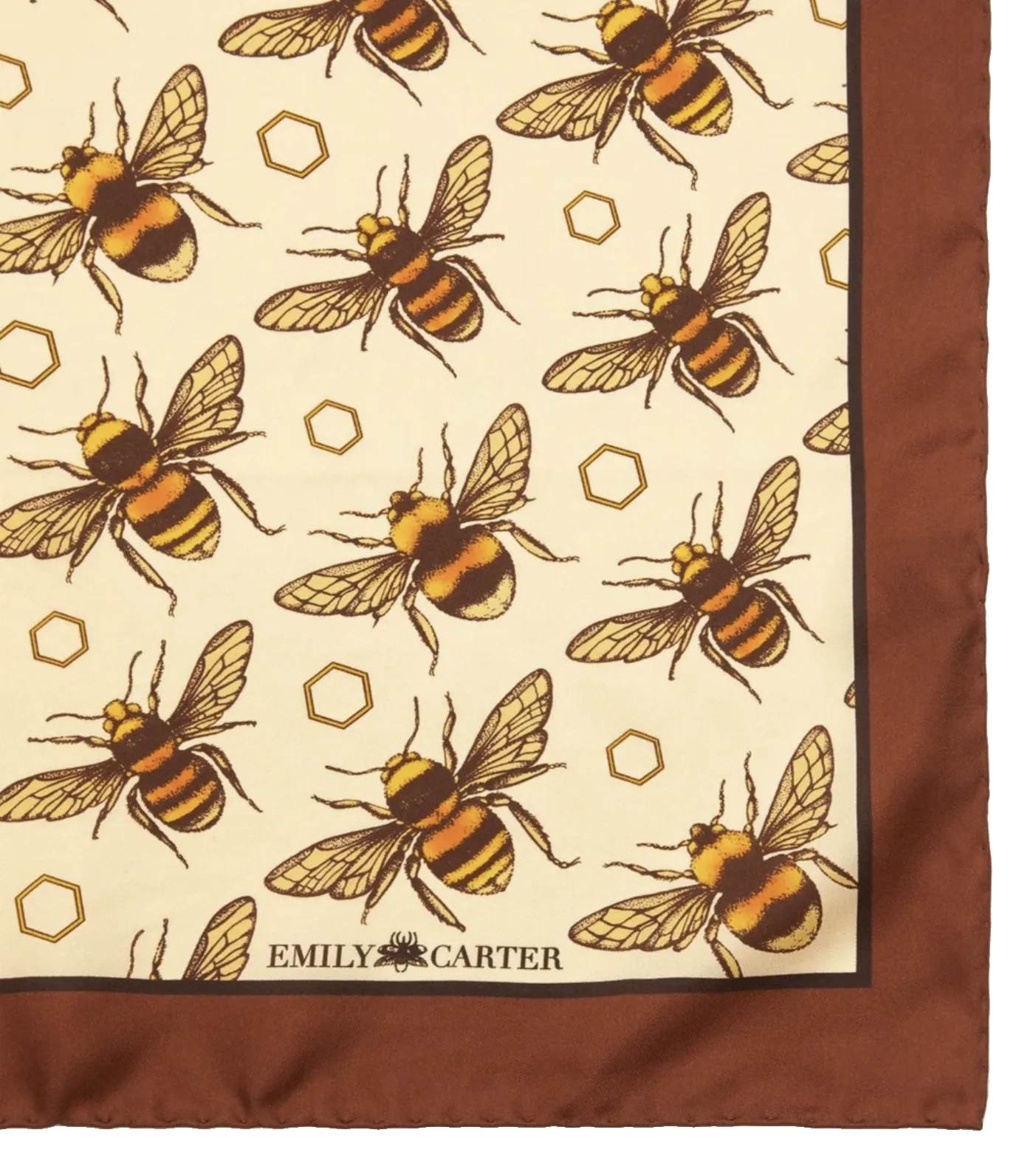 The British Bee Neckerchief | 45x45cm