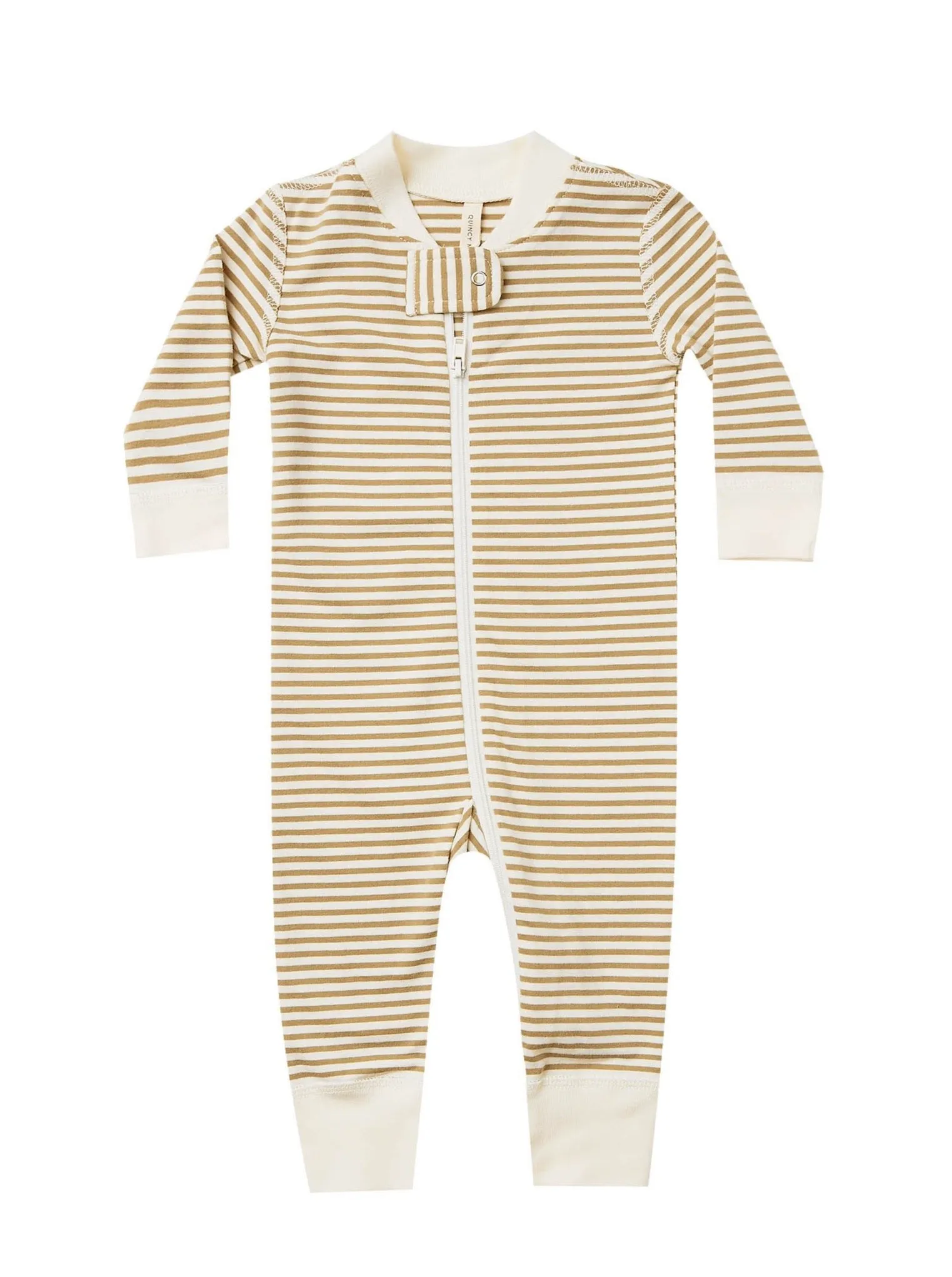 The Longsleeve Zip Sleeper - Gold Stripe