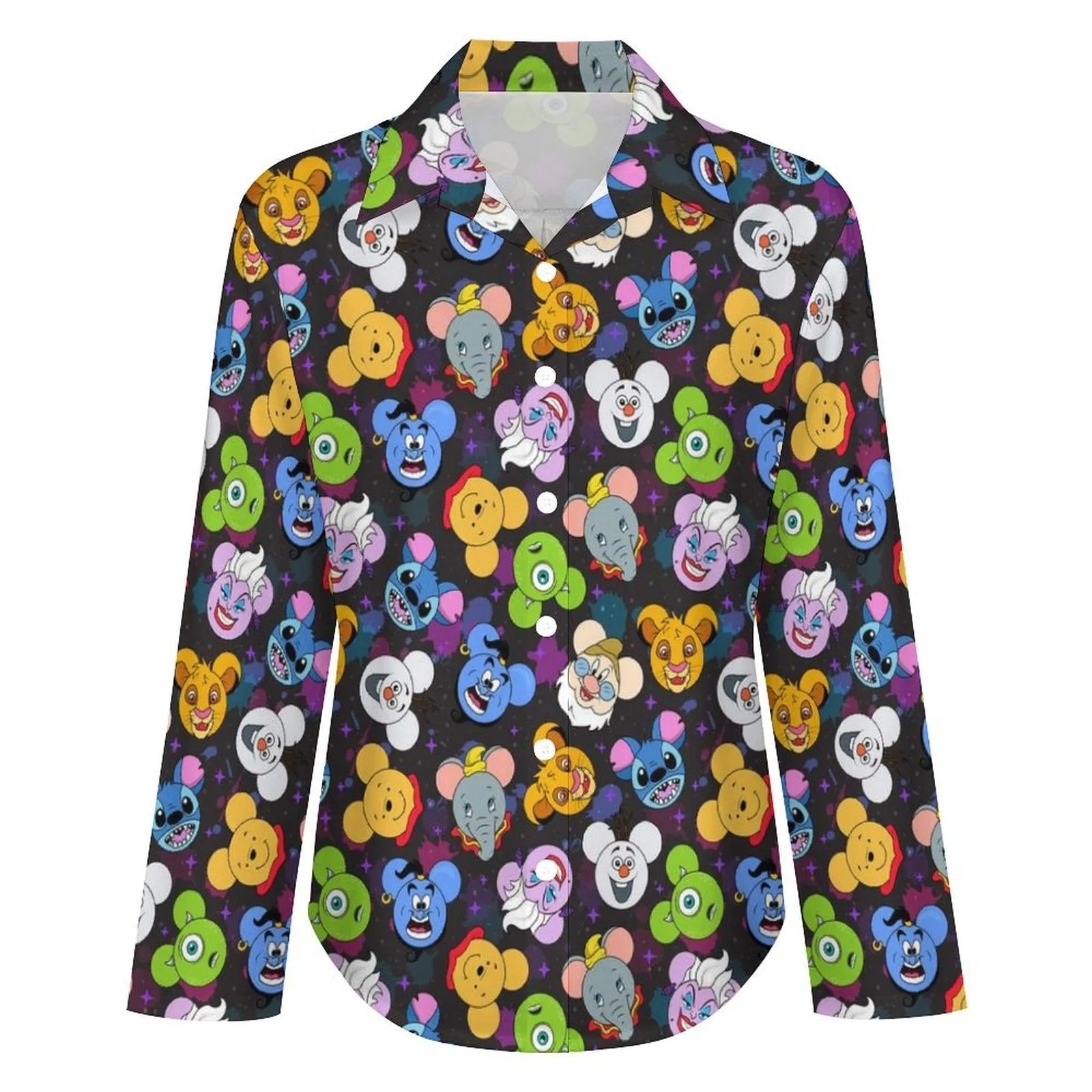 The Magical Gang Long Sleeve Button Up Blouse