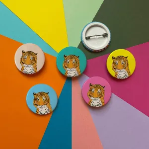 Tiger - Button Badge