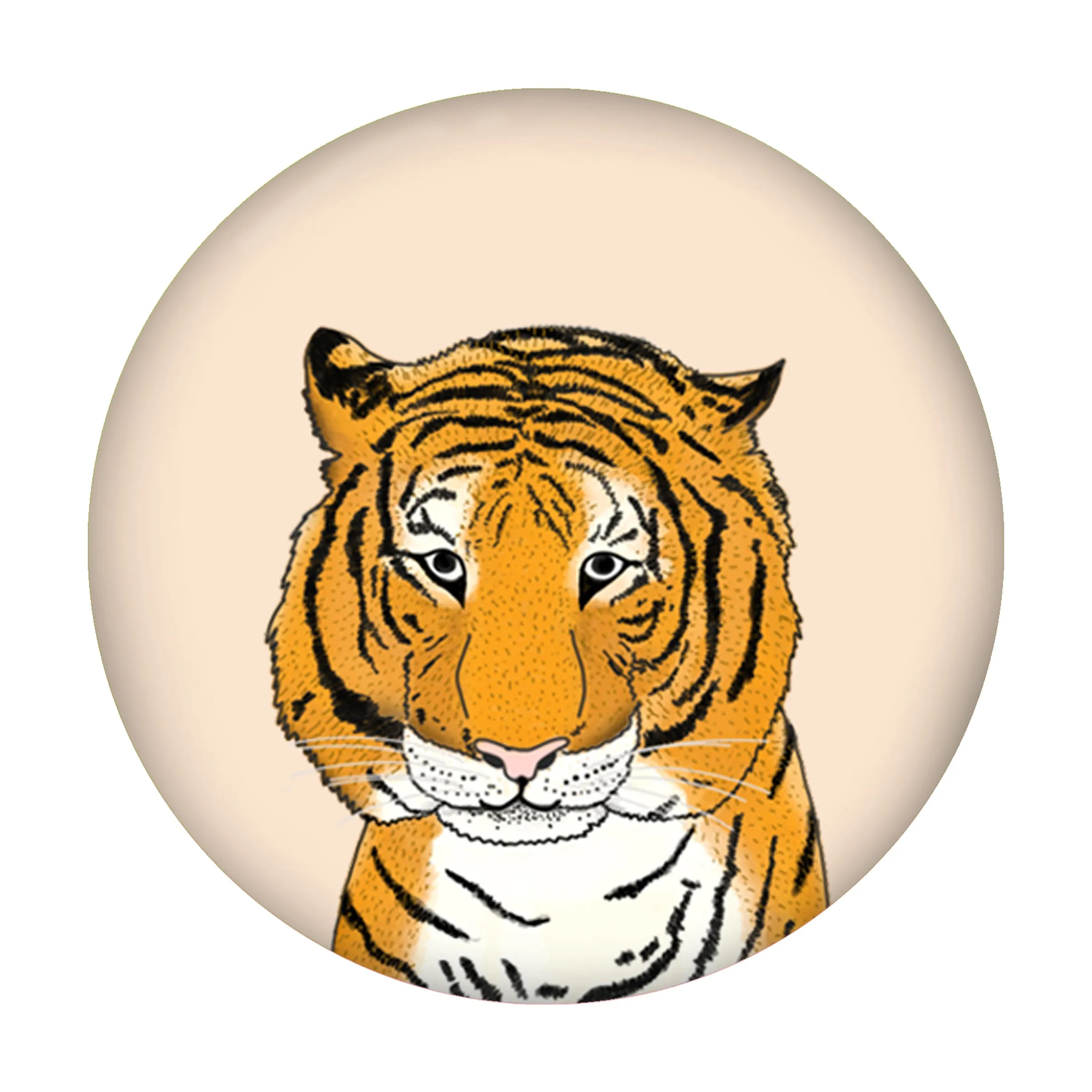 Tiger - Button Badge