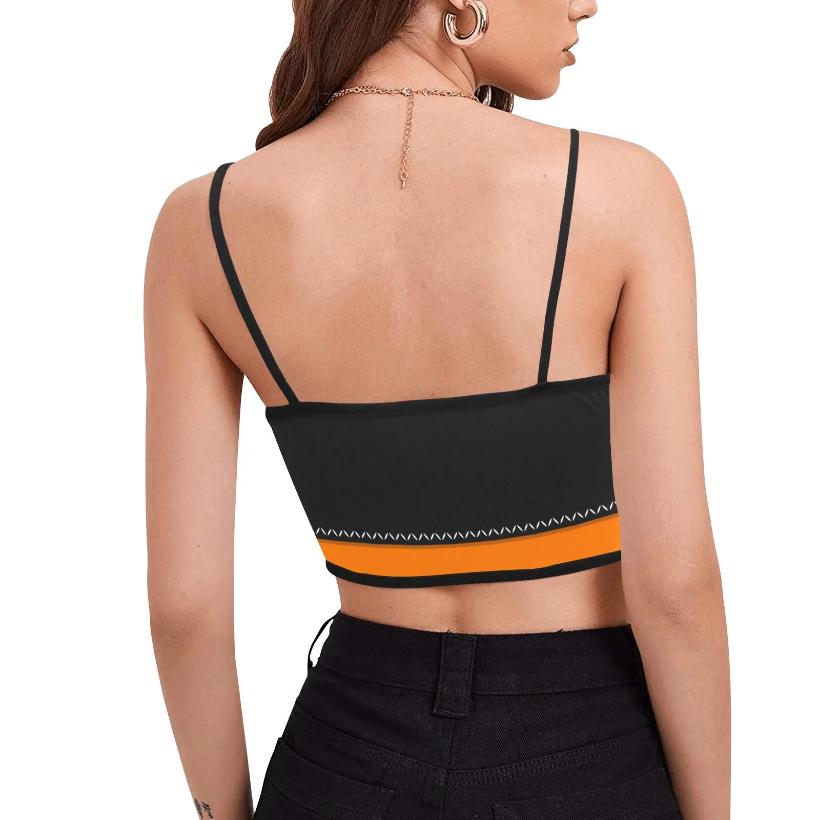 Tigger Women's Spaghetti Strap Crop Top