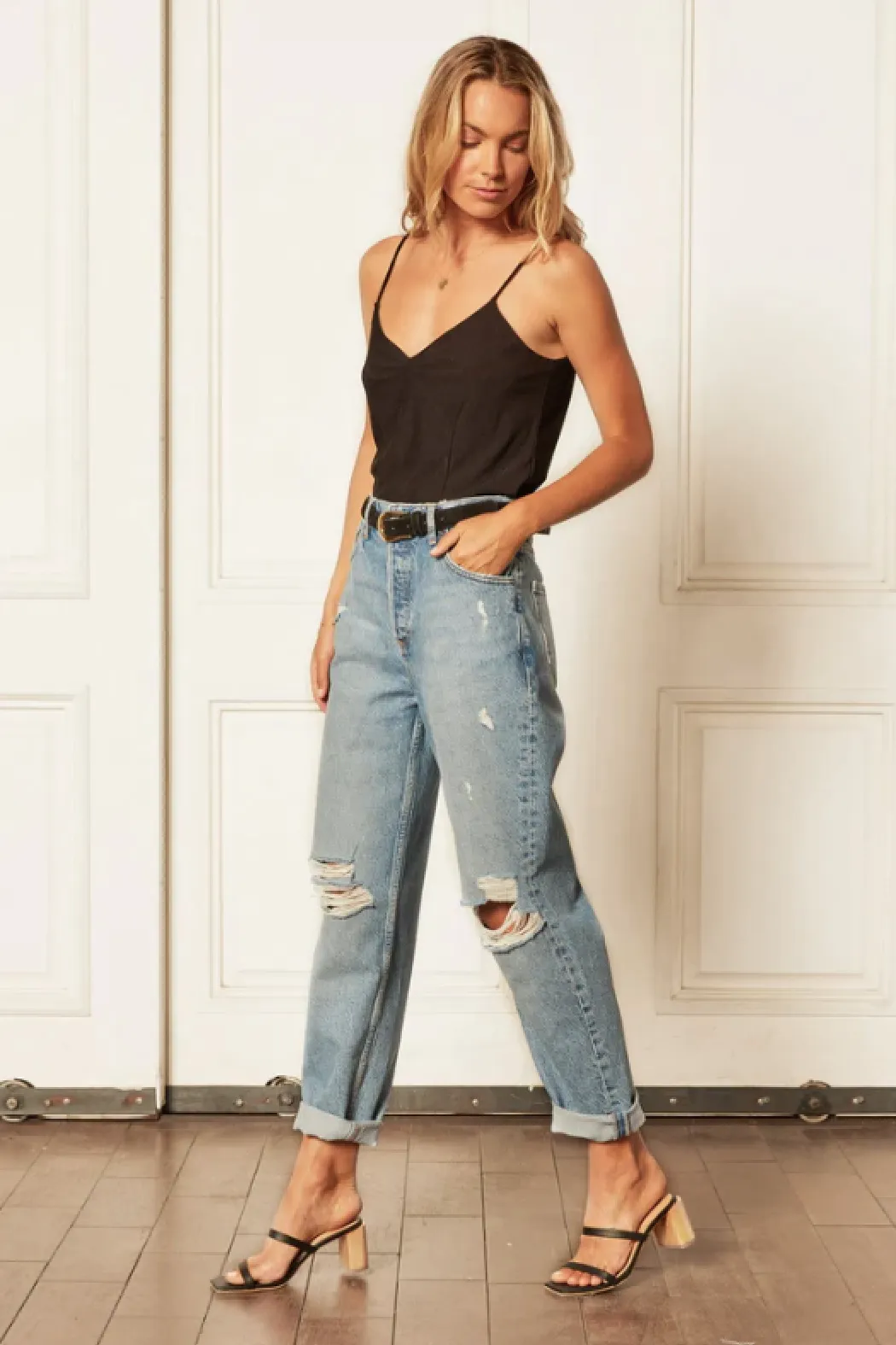 Toby High Rise Tapered Jean