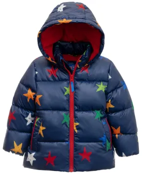 TOYS R US Toddler Boys Heavy Weight Star Print Puffer Coat