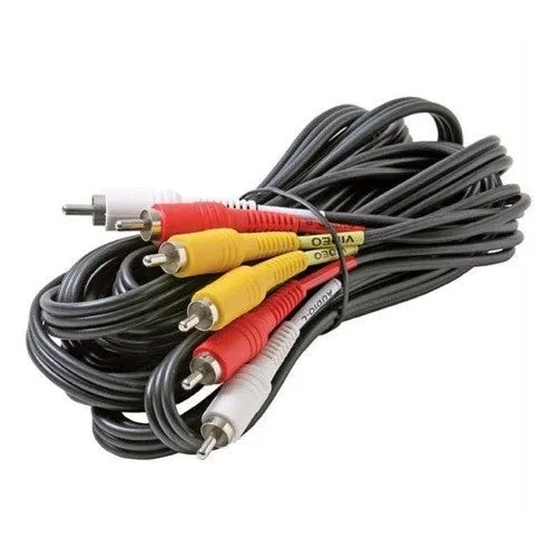 TRIPPLE RCA CABLE 6 FT COMPOSITE AUDIO / VIDEO PATCH CABLE