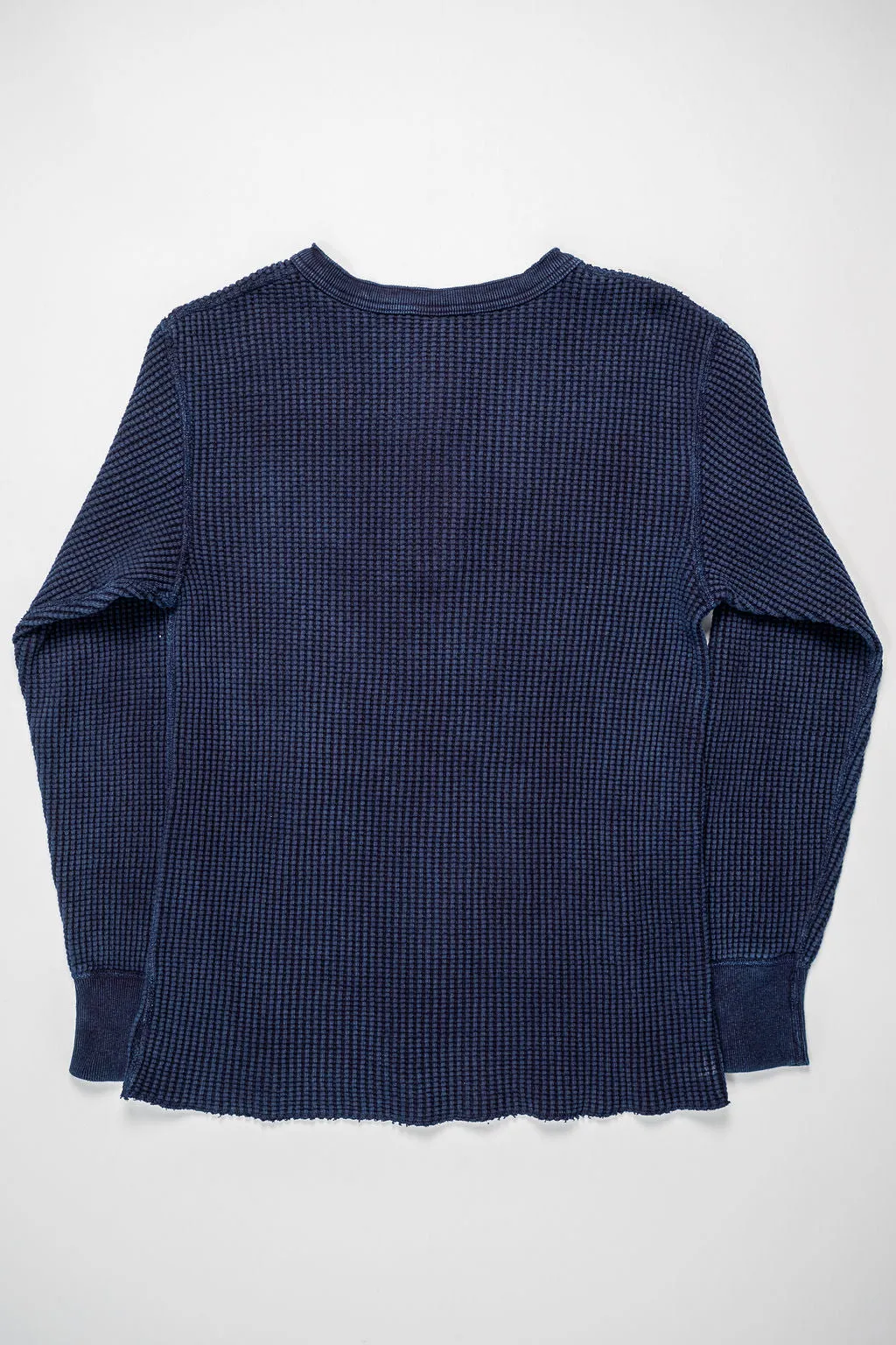 UES Big Waffle Henley - Indigo