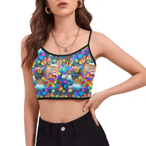 Up Favorites Women's Spaghetti Strap Crop Top