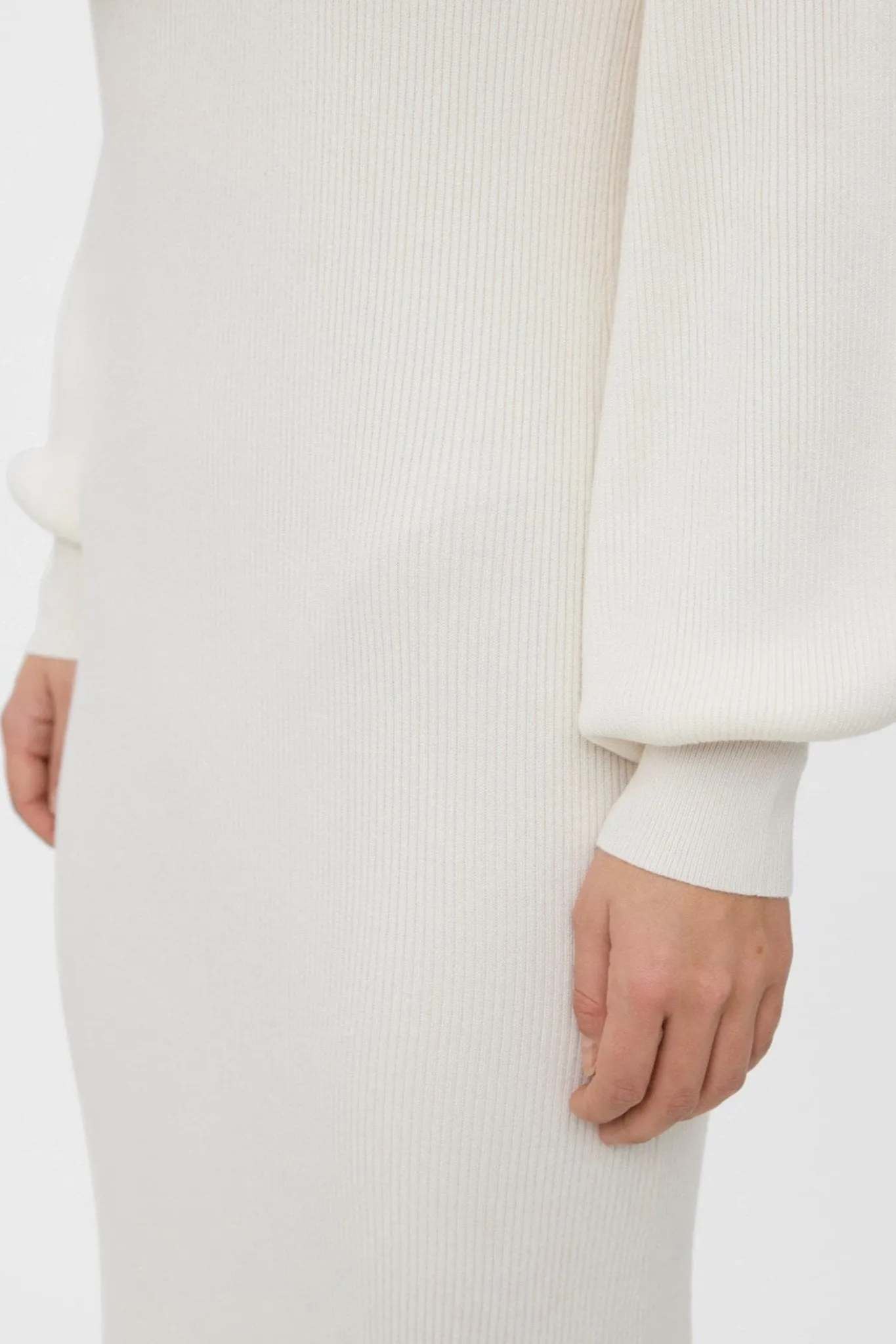 Valor O-Neck knit dress - Birch