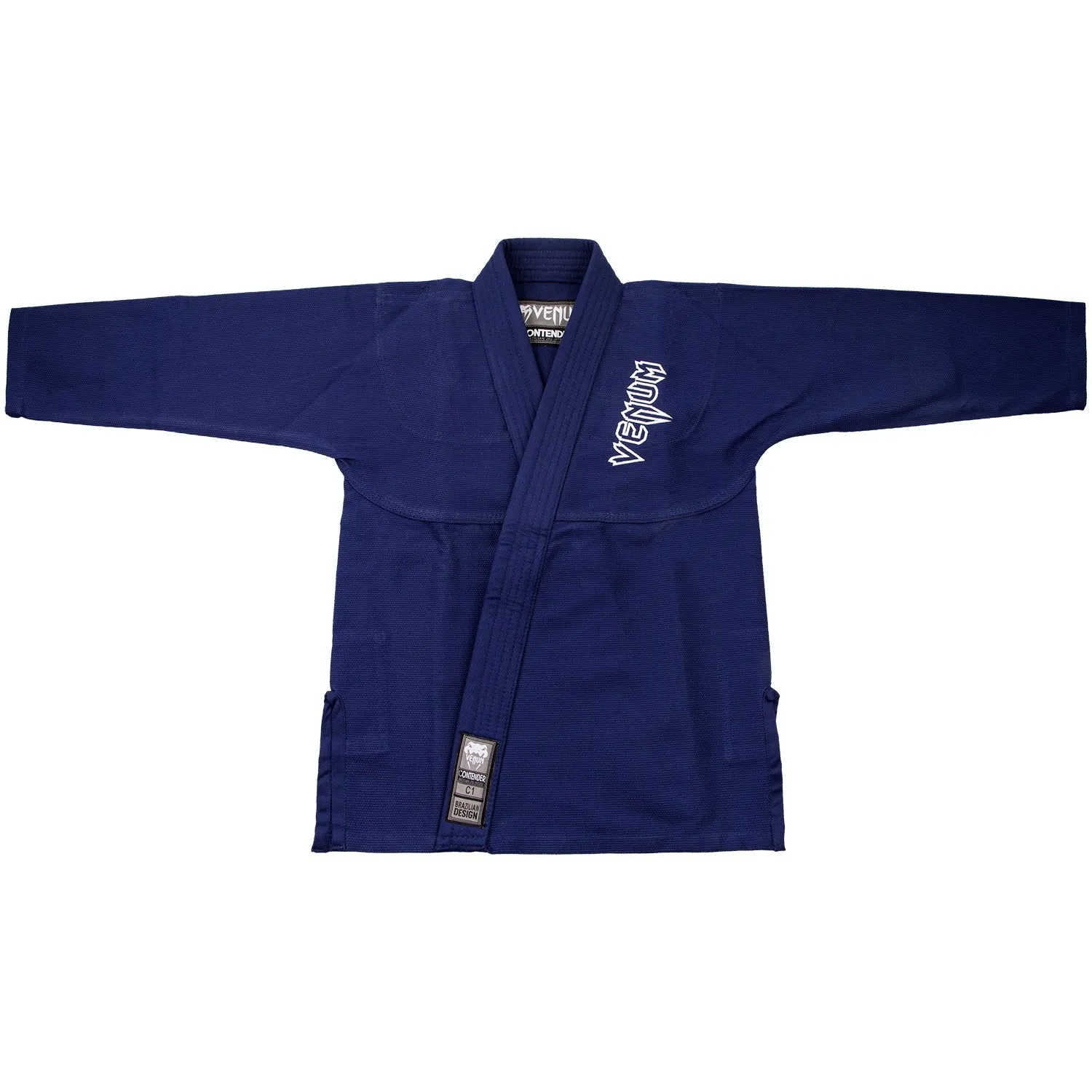 Venum Contender Kids BJJ Gi (Free white belt included) - Navy blue