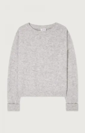 Vitow Jumper in Light Grey Melange