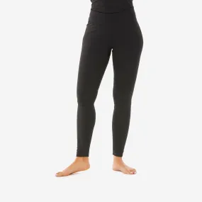 Wedze Women's Ski Base Layer Bottoms - BL 500 - Black