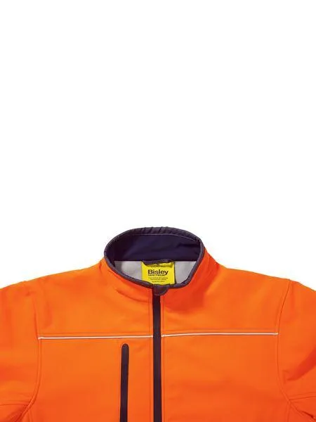 Wollondilly H&R - TAPED HI VIS SOFT SHELL JACKET BJ6059T