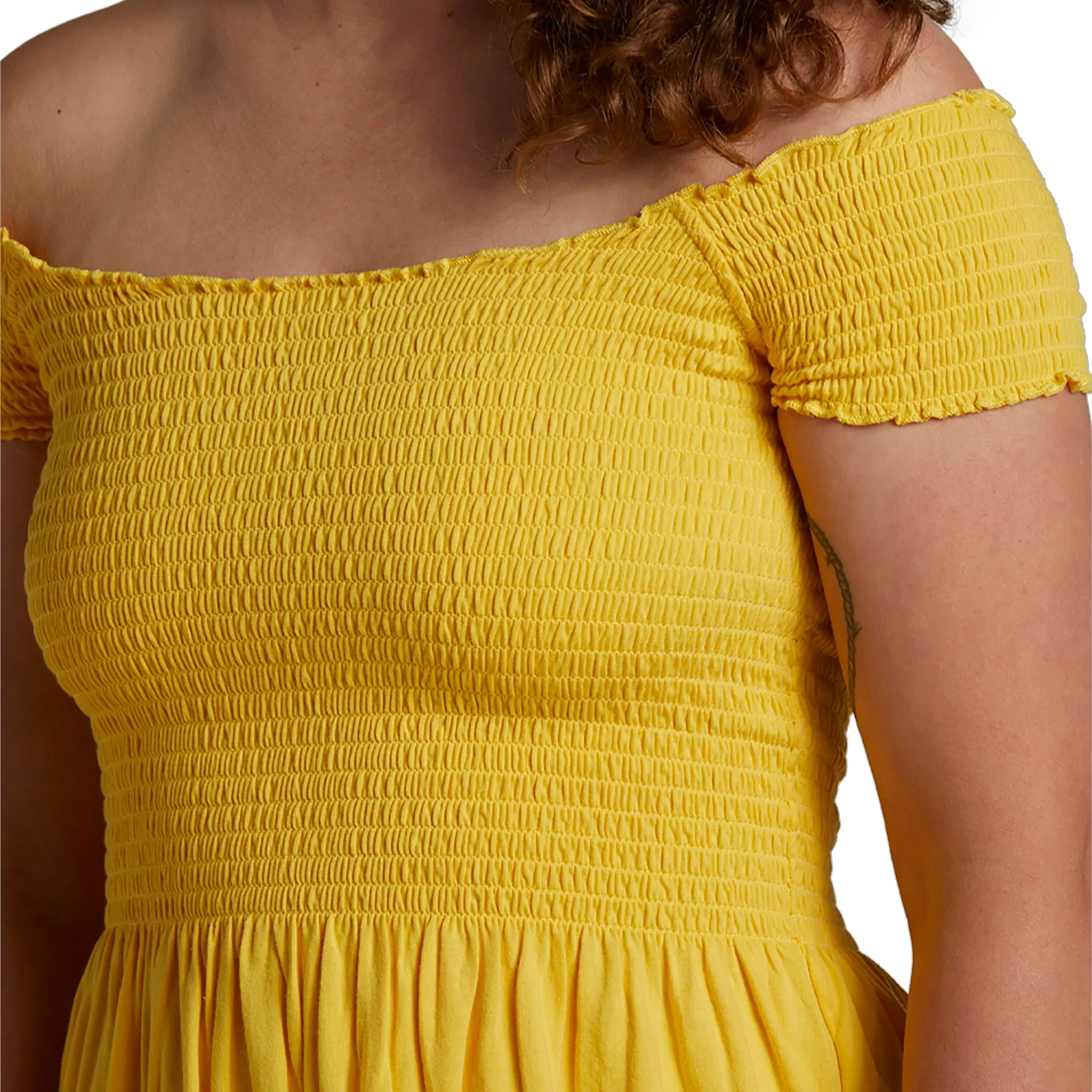 Womens Ami Dress - Pineapple Butter