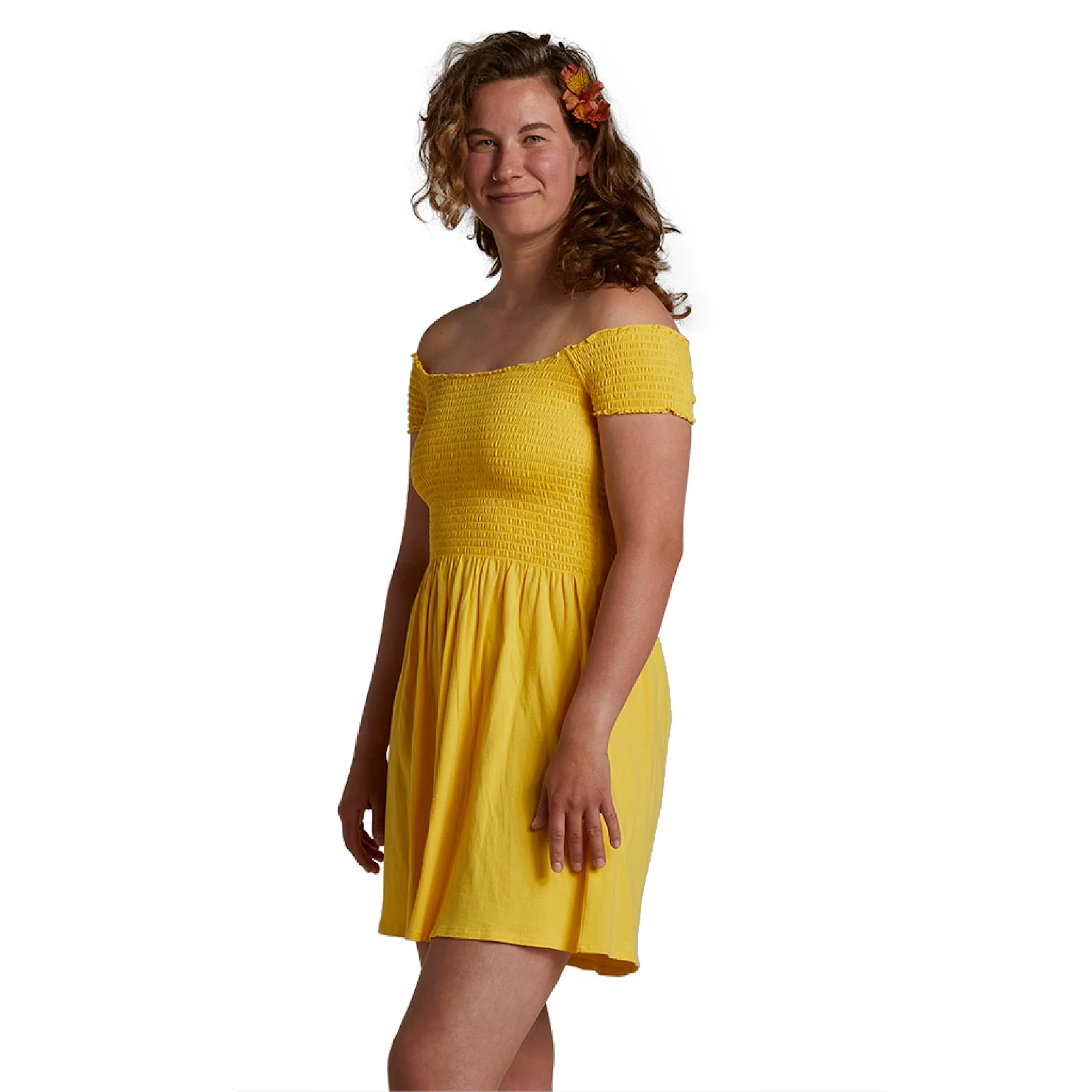 Womens Ami Dress - Pineapple Butter