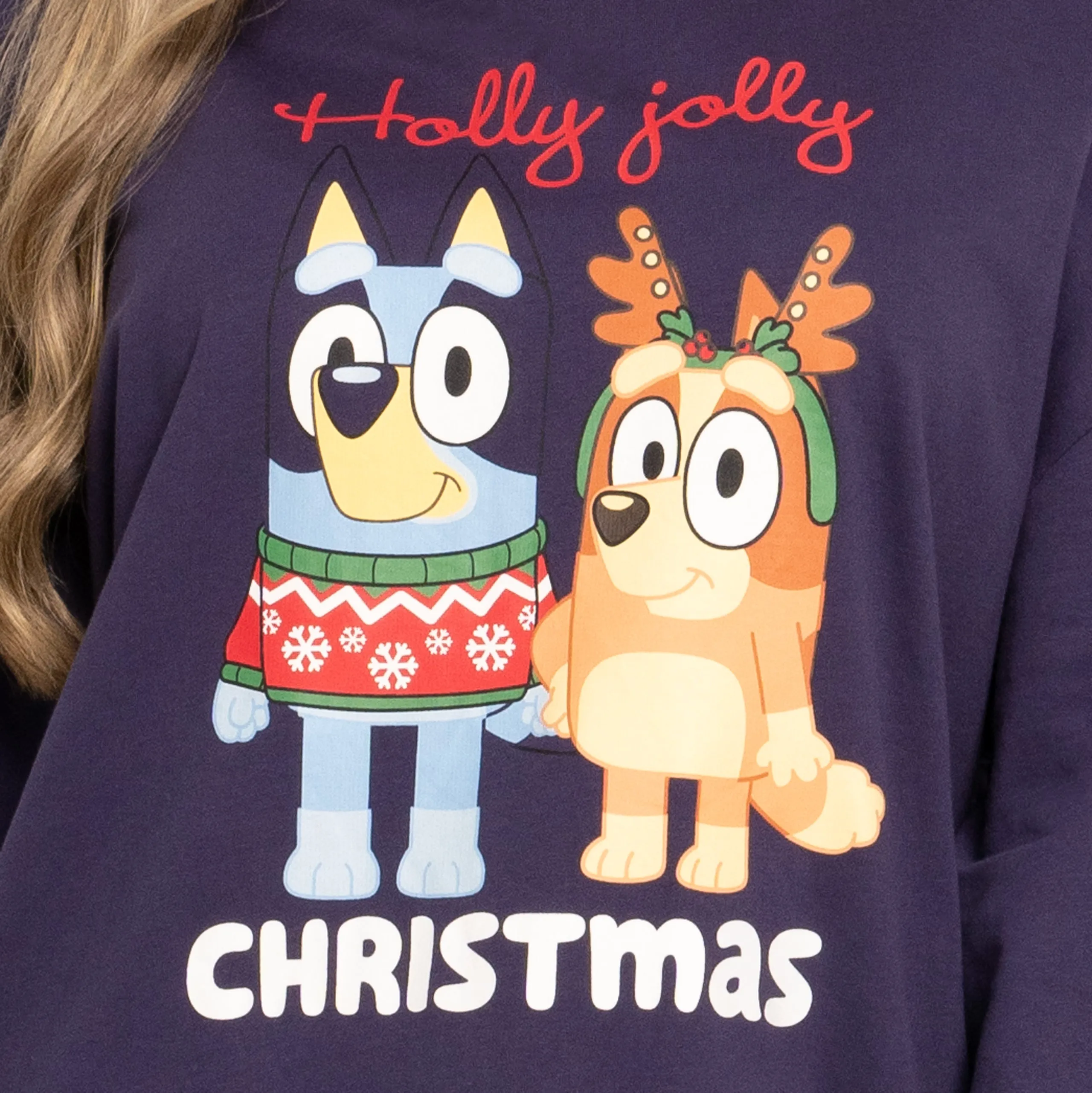 Womens Bluey Christmas Sweatshirt