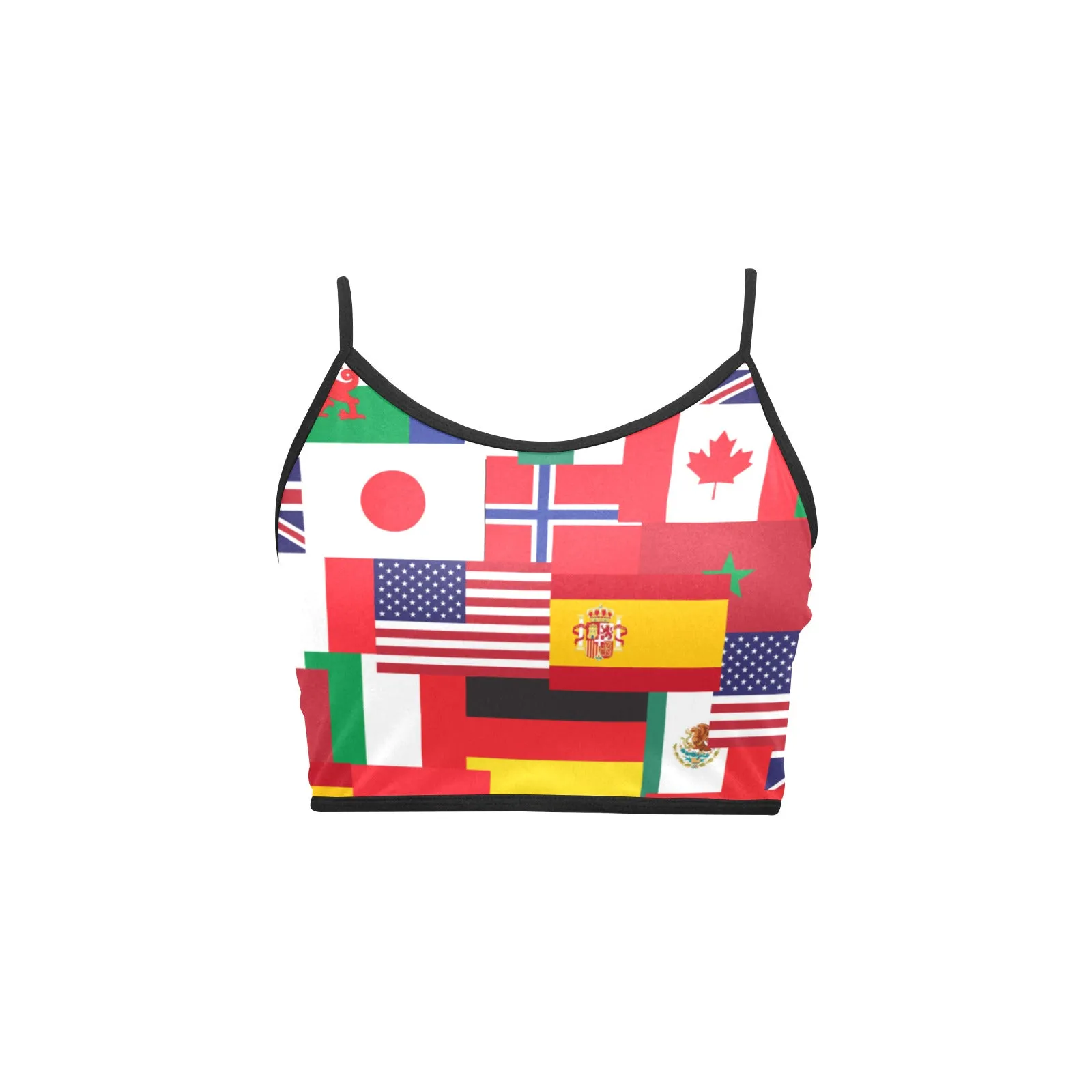 World Showcase Women's Spaghetti Strap Crop Top