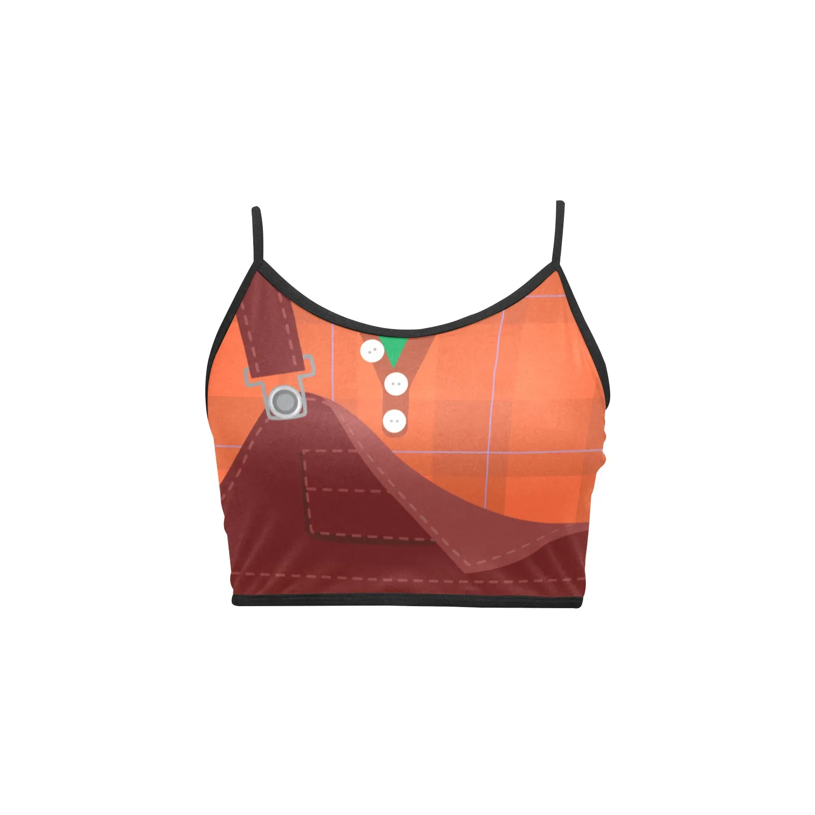 Wreck It Ralph Women's Spaghetti Strap Crop Top