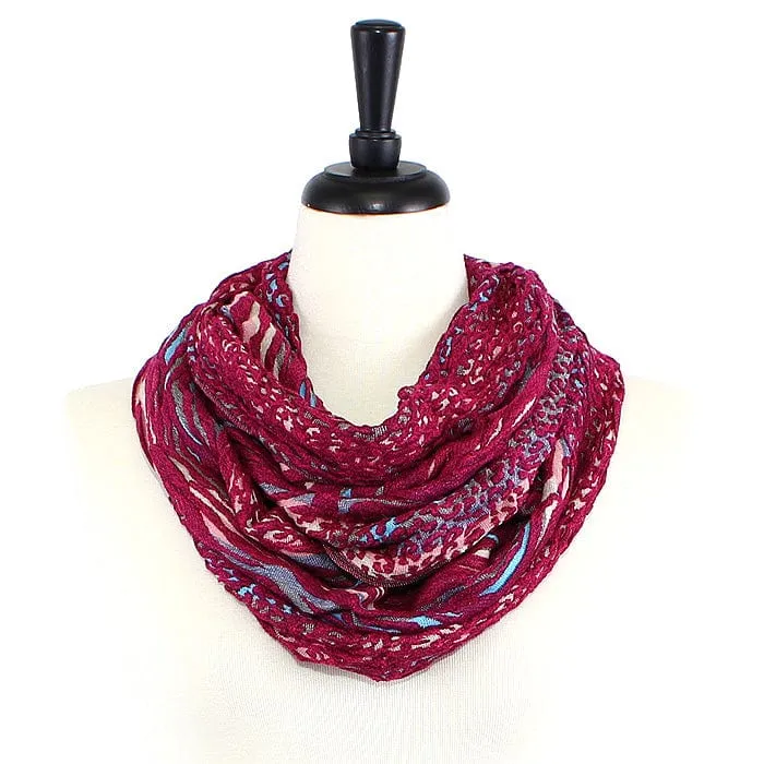 XP8-P Zebra Print Infinity Scarf