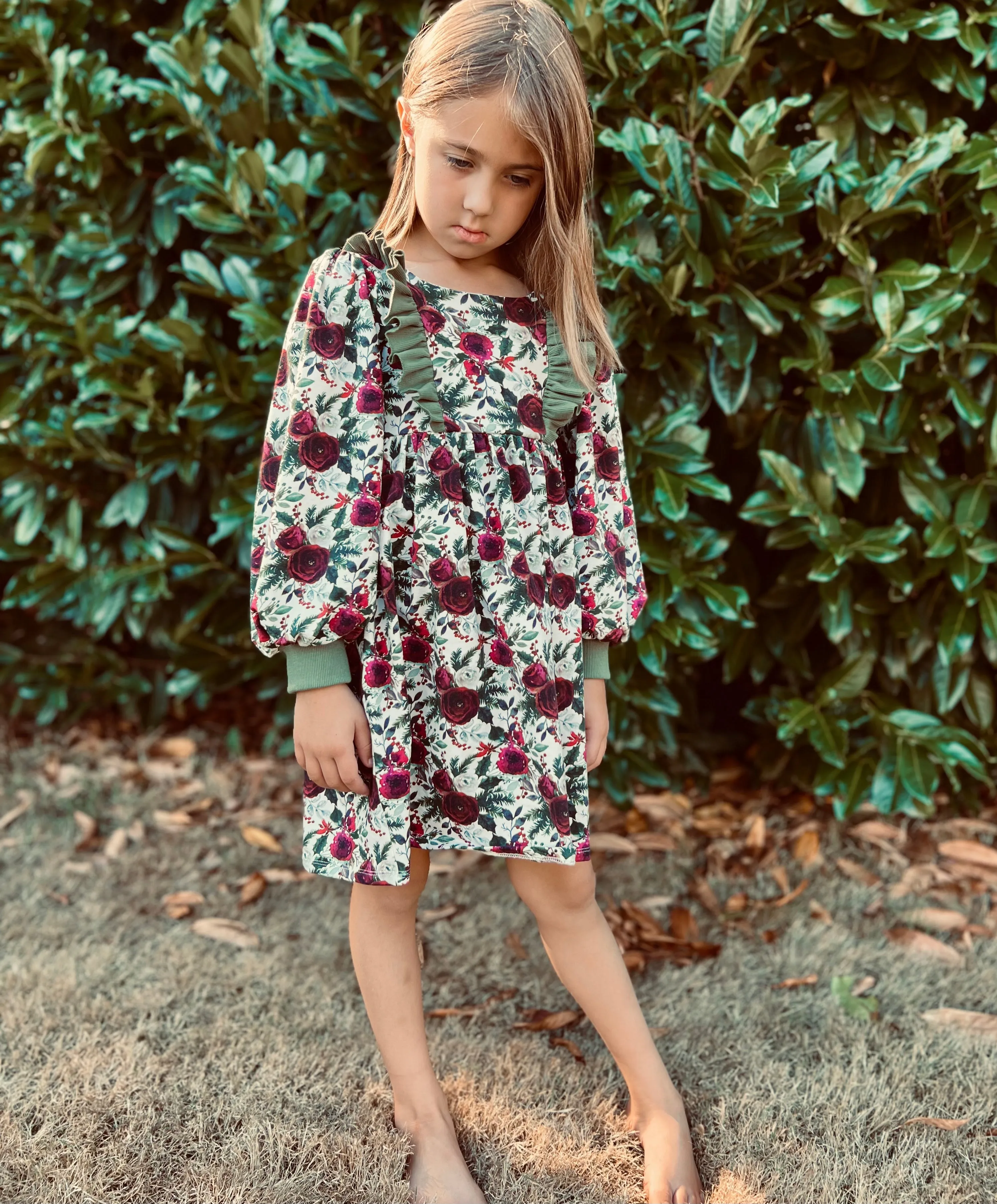 Youth Petal Dress and Romper Digital Sewing Pattern Sizes NB-16Y