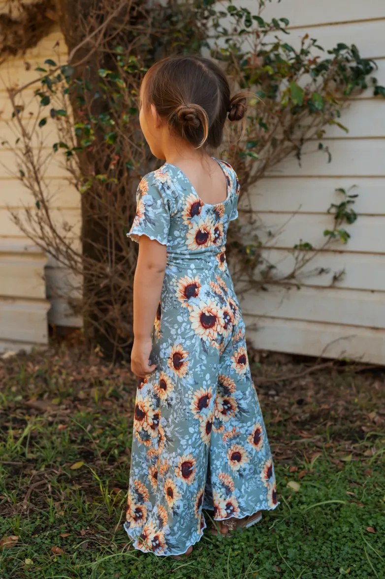 Youth Petal Dress and Romper Digital Sewing Pattern Sizes NB-16Y