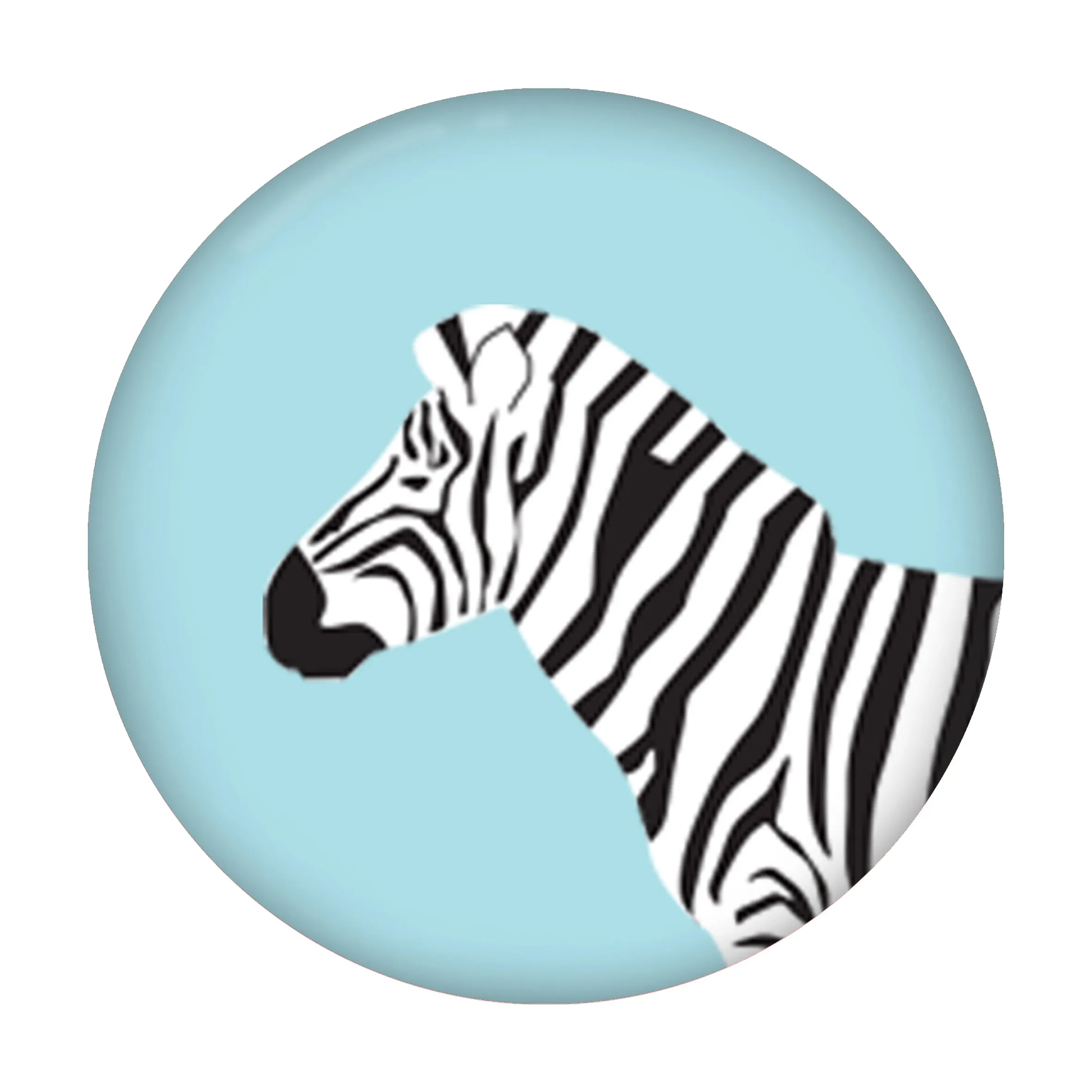 Zebra - Button Badge