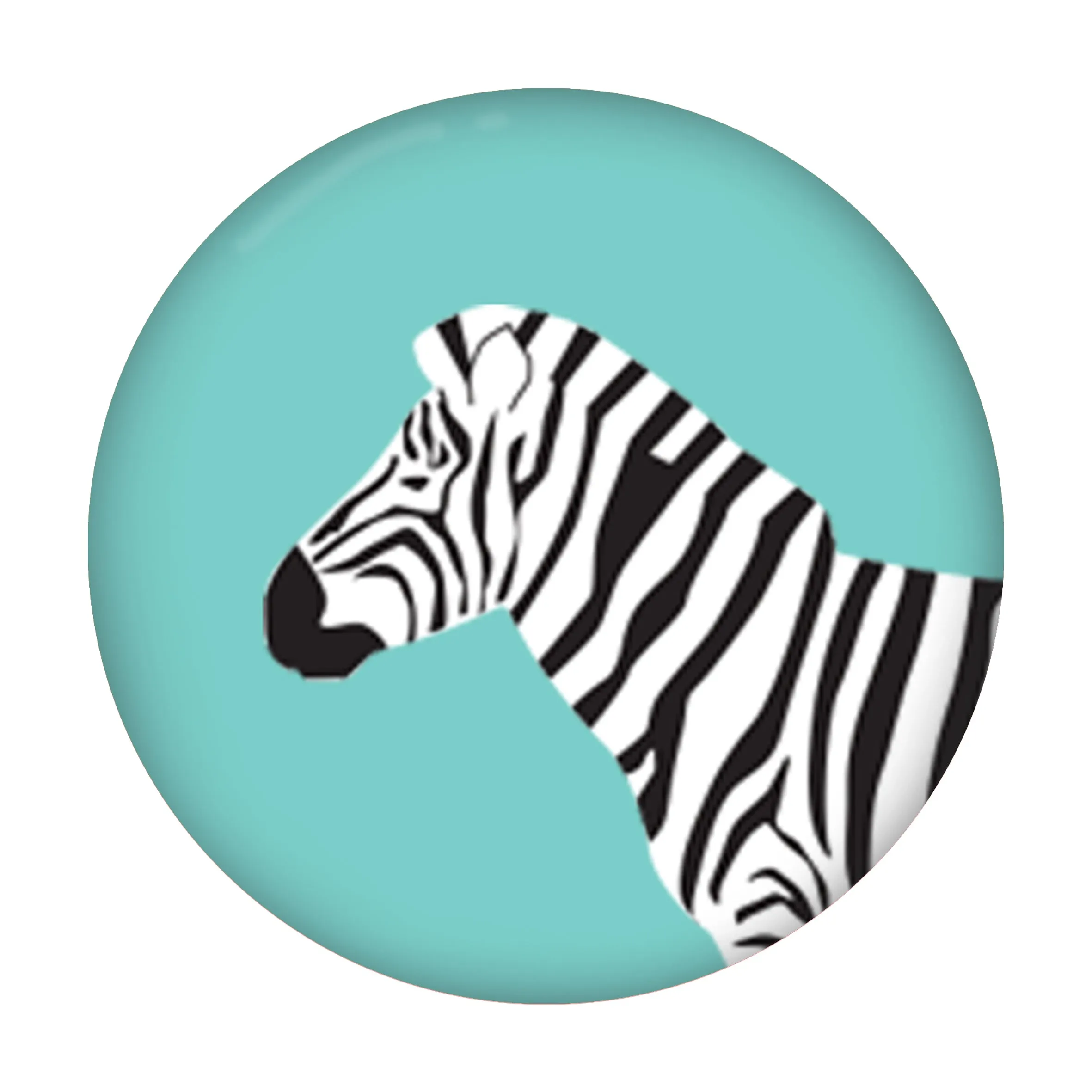 Zebra - Button Badge